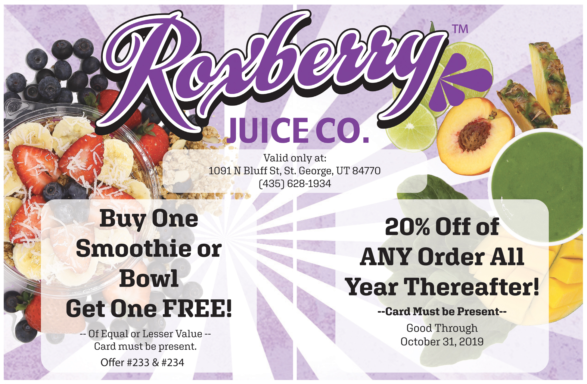 roxberry juice coupons