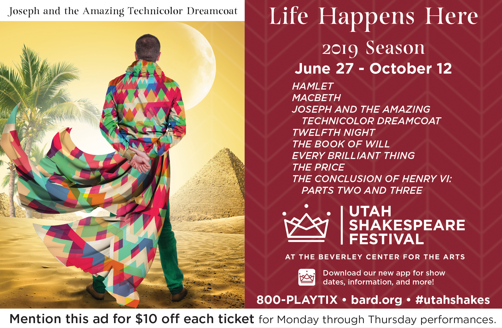 Utah Shakespeare Festival Dixie Direct Savings Guide
