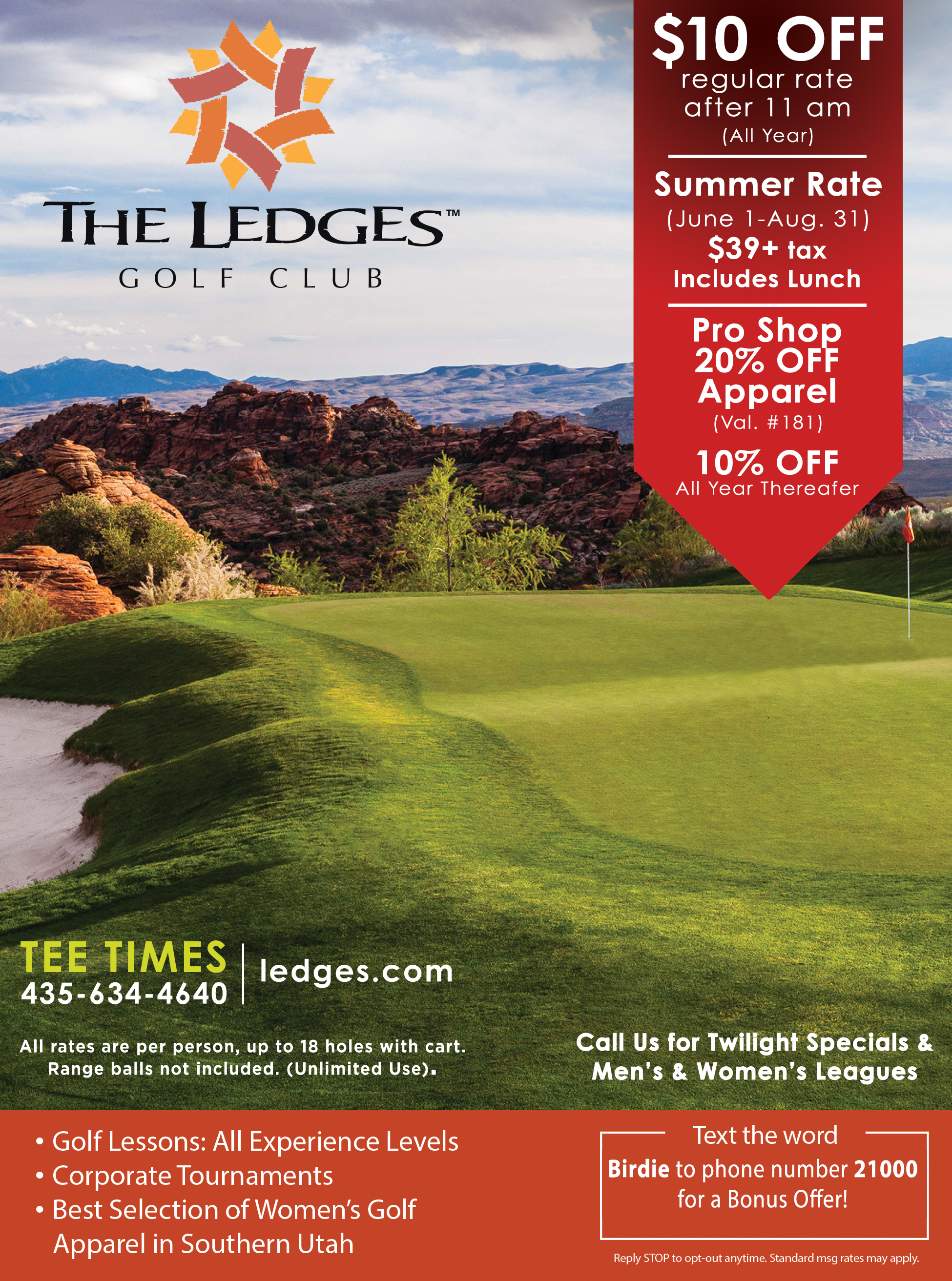 the Ledges Golf Course Dixie Direct Savings Guide