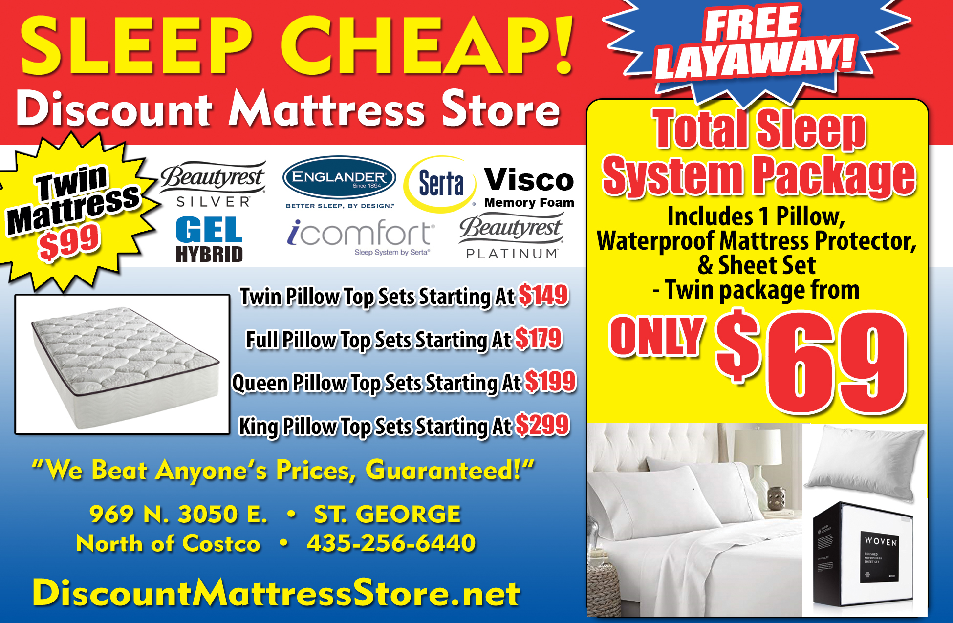 mattress discount store clinton utah