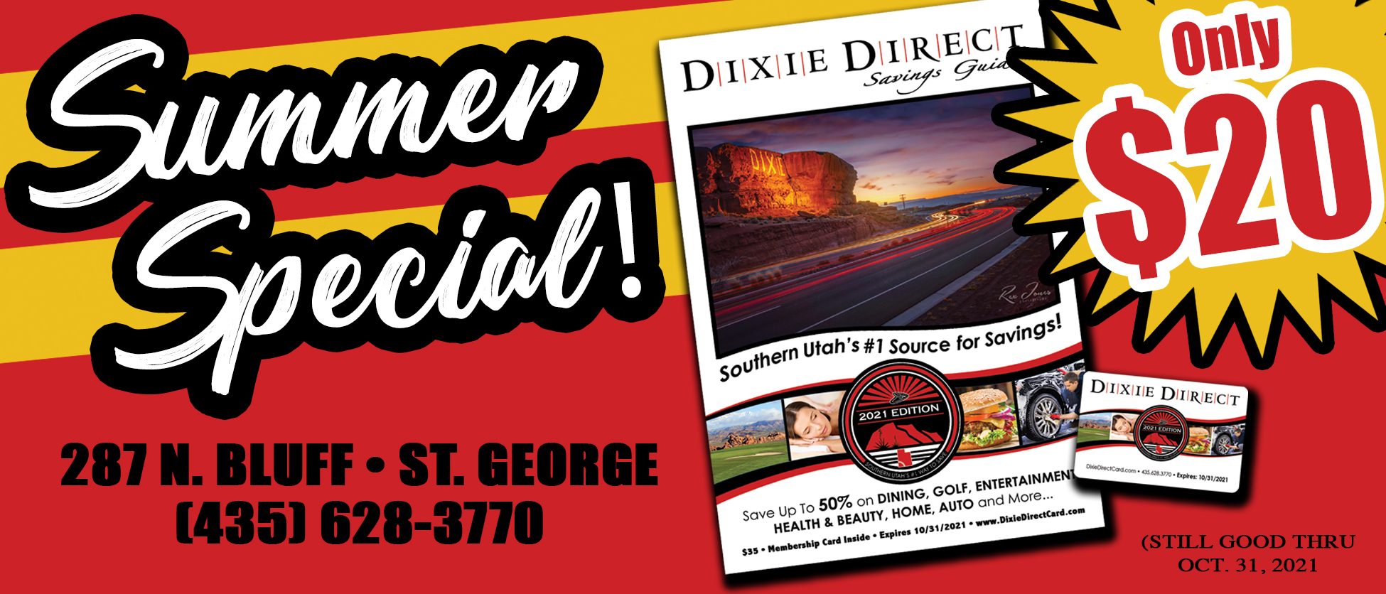 Dixie Direct Southern Utah Discounts Golf, Dining, Hotels, Travel